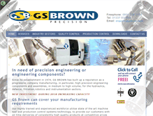 Tablet Screenshot of gsbrown.com